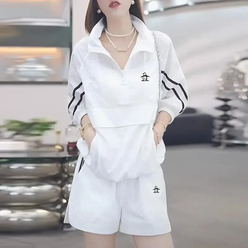Badminton Outfit - مجموعة ملابس الجولف النسائية الصيفية الجديدة،
