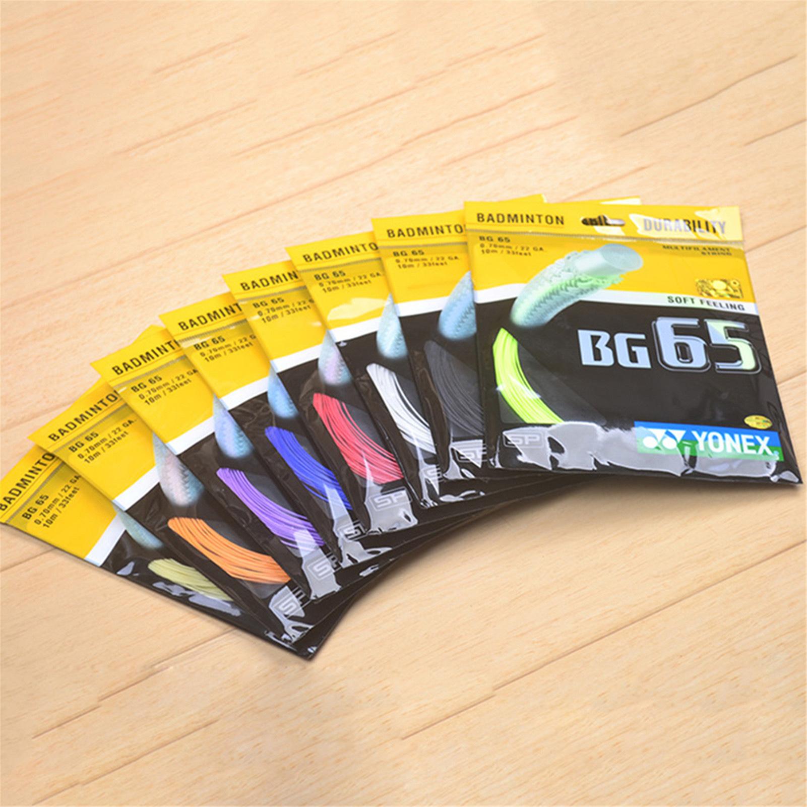 خيط بادمنتون قوس قزح، بكرات 10 - مراجعة Badminton Yonex String وسعره