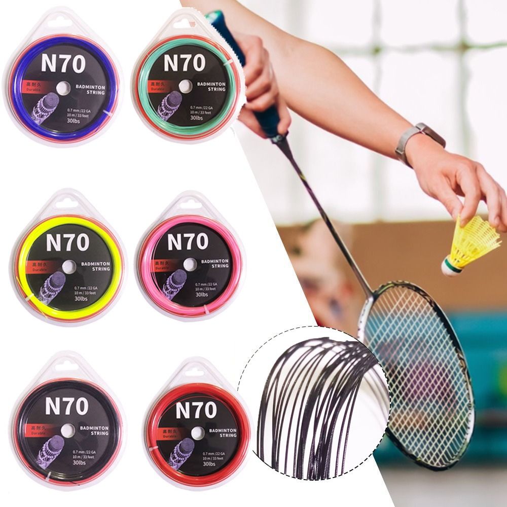 خيط مضرب تنس الريشة متعدد الأل - مراجعة Badminton Yonex String وسعره